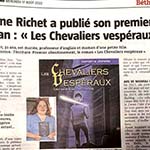 Les Chevaliers Vespéraux - Celui qui erre dans les Ténèbres - 08/22/7-20 